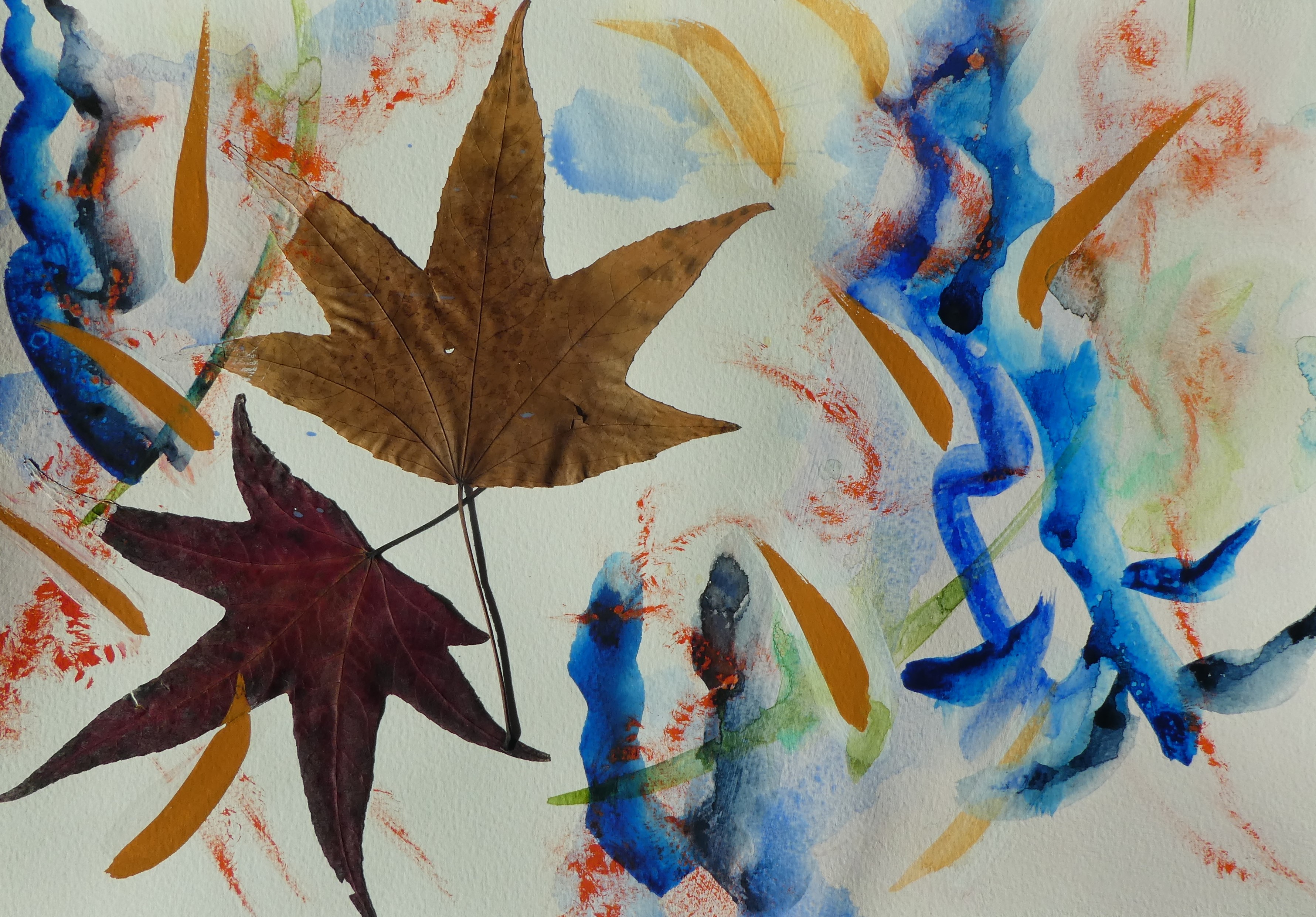 red leaves III